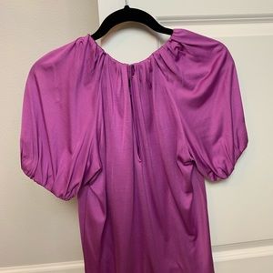 Banana Republic Silk Fuschia Top